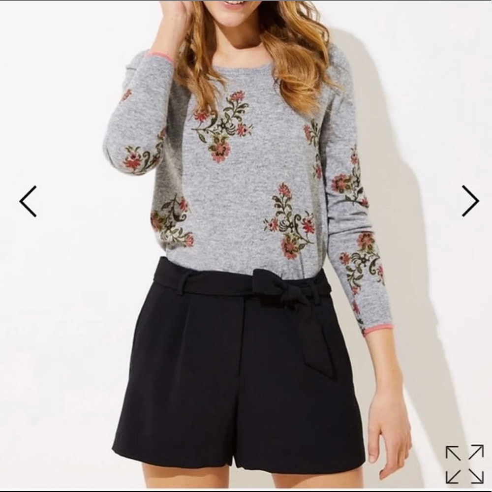 NWT Loft Petite Tie Waist Shorts XXS